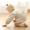 Amazon Summer baby knee pads, baby floor sock sets, combed cotton children's anti-slip crawling and walking socks details Picture